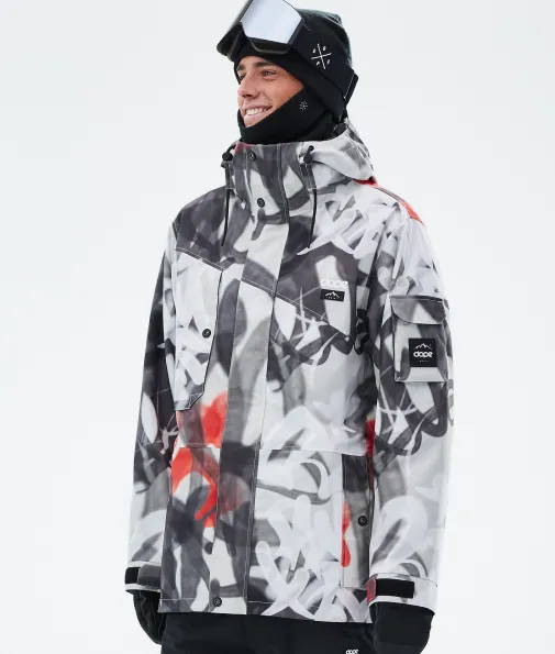 Snowboardjacken<Dope Snow Adept SprayBlackRed