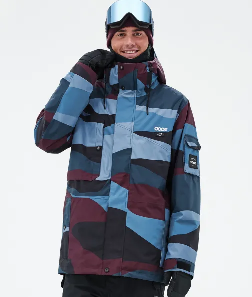 adept_0-36.webp Skijacken<Dope Snow Adept ShardsBurgundyBlue