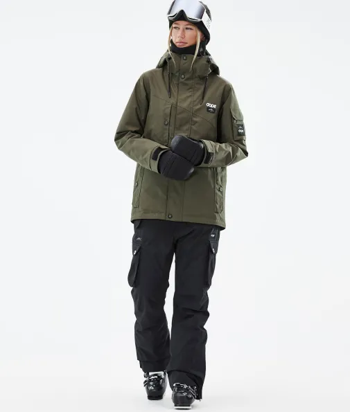 adept_w_2-57.webp Skijacken<Dope Snow Adept W OliveGreen/Black