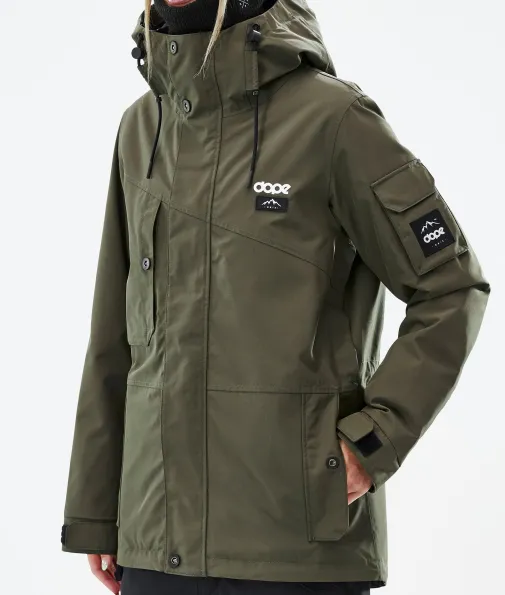 adept_w_7-57.webp Skijacken<Dope Snow Adept W OliveGreen/Black