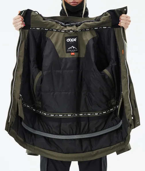 adept_w_9-14.webp Skijacken<Dope Snow Adept W OliveGreen/Black