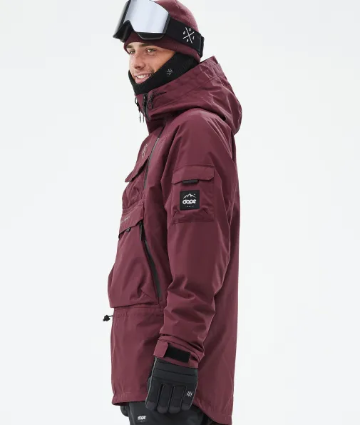 akin_5-14.webp Skijacken<Dope Snow Akin Burgundy