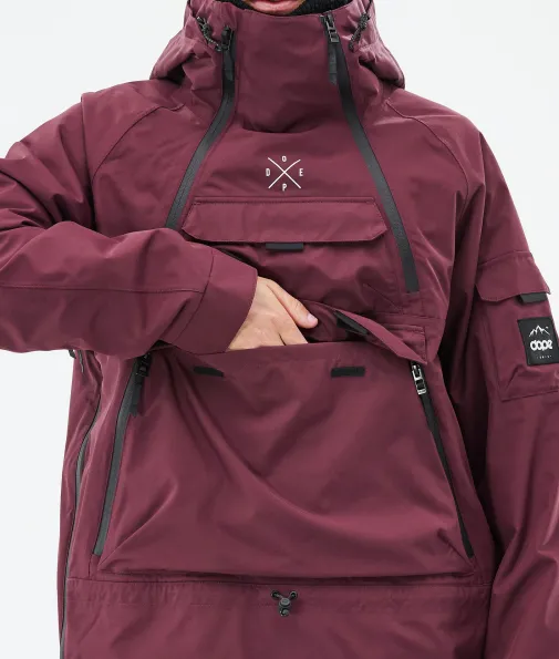 akin_8-10.webp Skijacken<Dope Snow Akin Burgundy