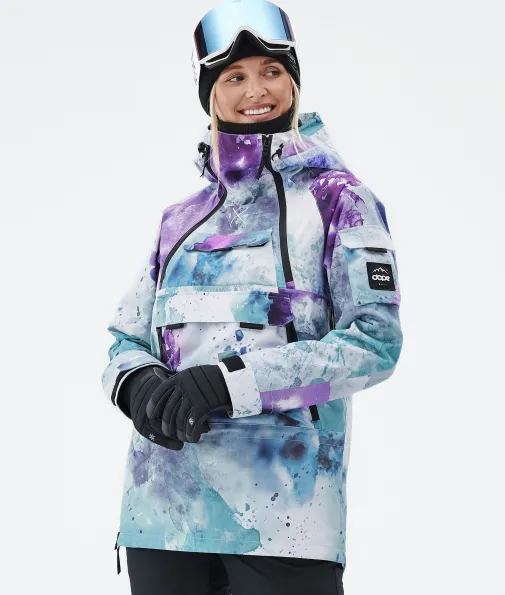 Snowboardjacken<Dope Snow Akin W SprayGreenGrape
