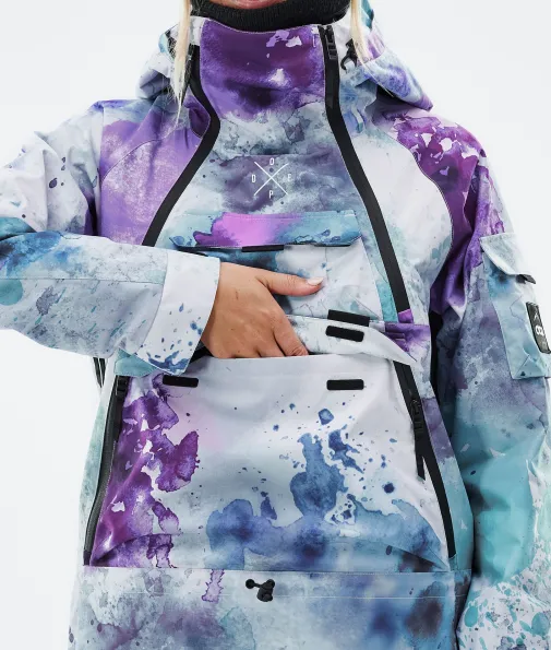 akin_w_7-8.webp Snowboardjacken<Dope Snow Akin W SprayGreenGrape