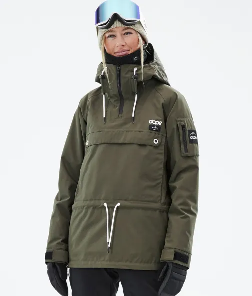 Snowboardjacken<Dope Snow Annok W OliveGreen