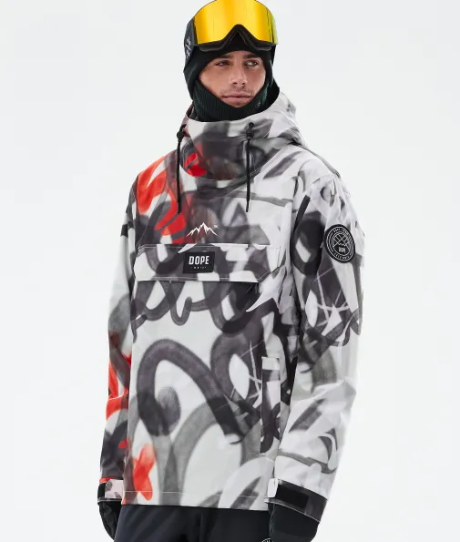 Snowboardjacken<Dope Snow Blizzard SprayBlackRed