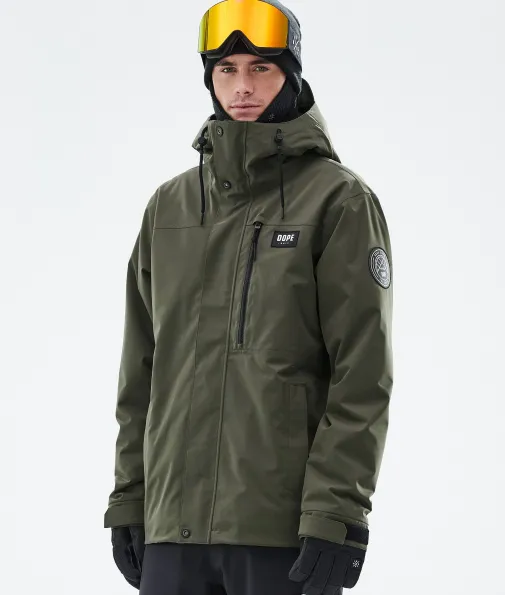 Snowboardjacken<Dope Snow Blizzard Full Zip OliveGreen