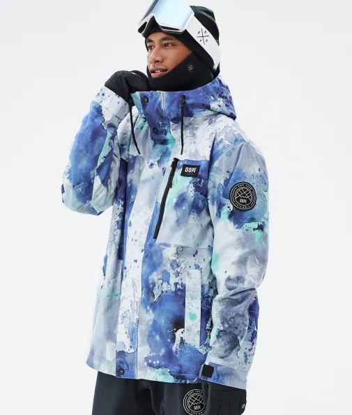 Snowboardjacken<Dope Snow Blizzard Full Zip SprayBlueGreen