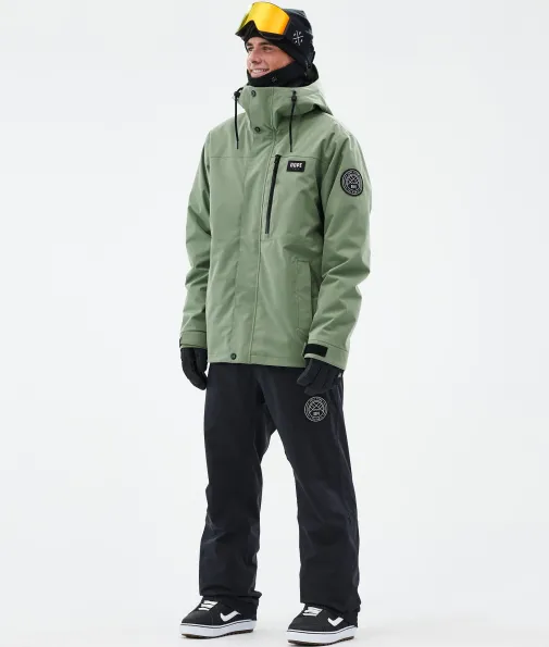 Snowboardjacken<Dope Snow Blizzard Full Zip MossGreen