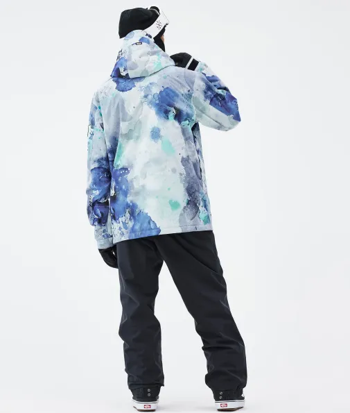 blizzard_full_zip_3-4.webp Snowboardjacken<Dope Snow Blizzard Full Zip SprayBlueGreen