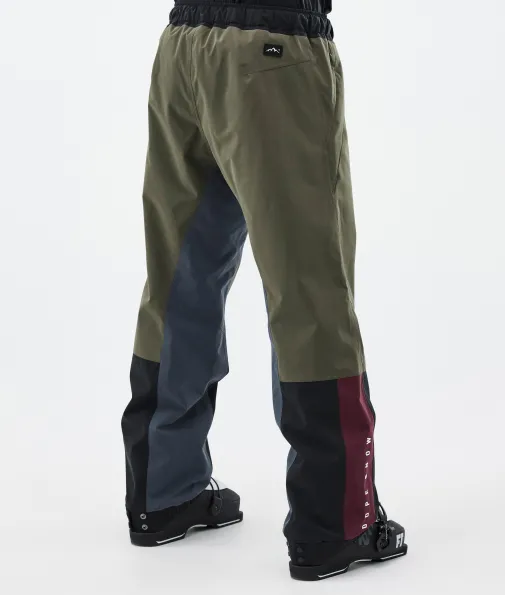 blizzard_track_3-3.webp Skihosen<Dope Snow Blizzard Track OIiveGreen/Burgundy/MetalBlue/Black