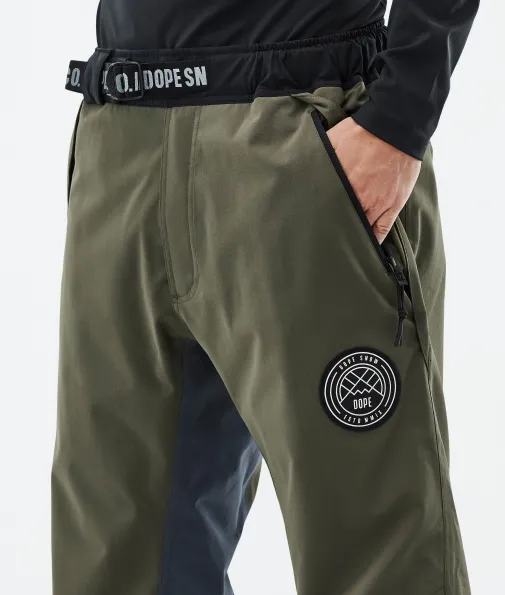 blizzard_track_4-3.webp Skihosen<Dope Snow Blizzard Track OIiveGreen/Burgundy/MetalBlue/Black