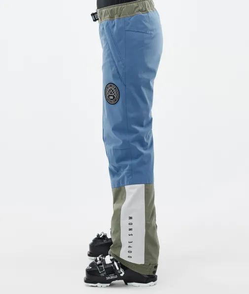 blizzard_track_w_2.webp Skihosen<Dope Snow Blizzard Track W BlueSteel/LightGrey/SoftPink/Greenish