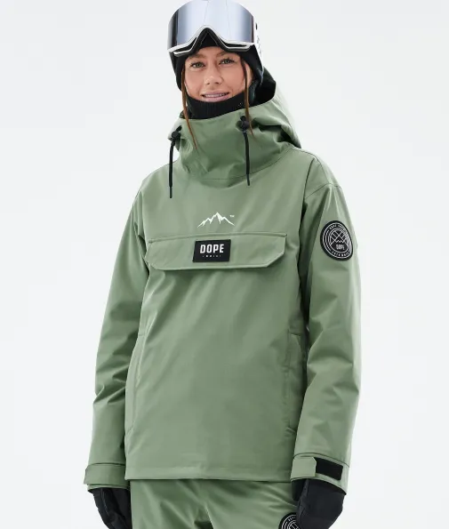 Snowboardjacken<Dope Snow Blizzard W MossGreen