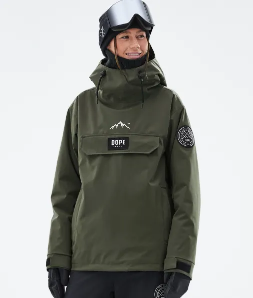 Snowboardjacken<Dope Snow Blizzard W OliveGreen