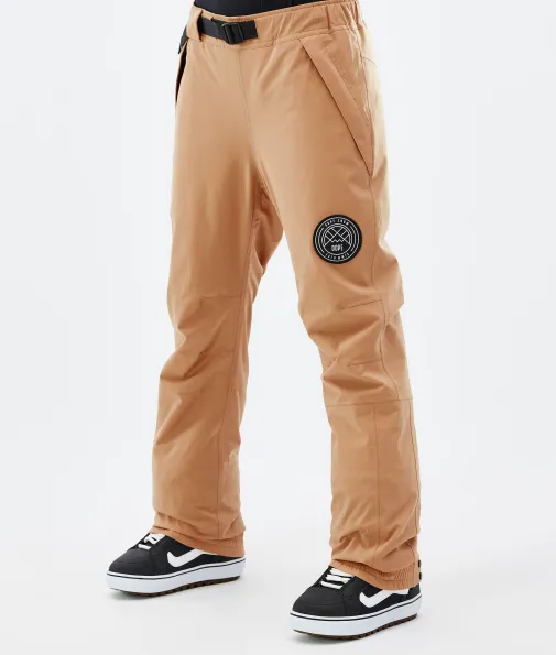 Snowboardhosen<Dope Snow Blizzard W 2022 KhakiYellow