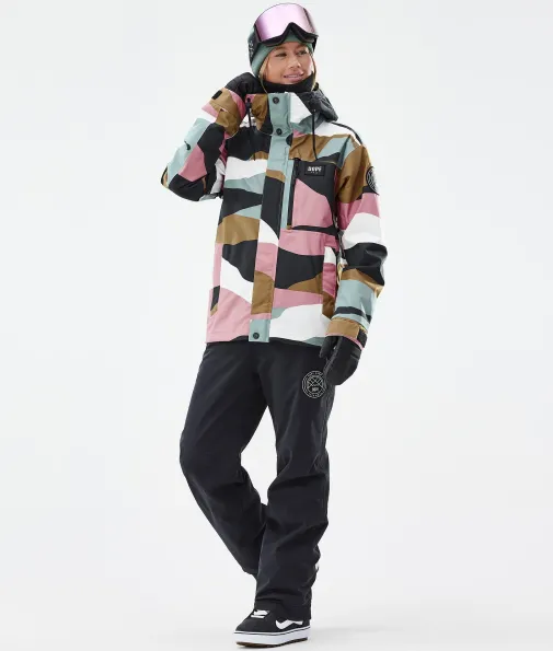 Snowboardjacken<Dope Snow Blizzard W Full Zip ShardsGoldMutedPink