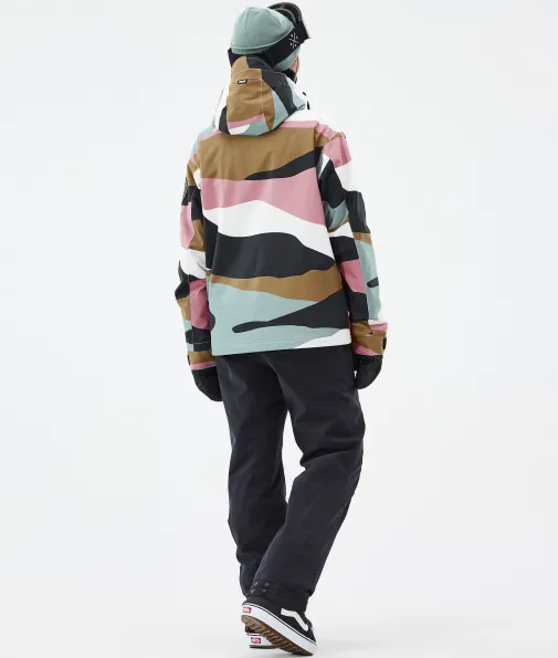 blizzard_w_full_zip_3-2.webp Snowboardjacken<Dope Snow Blizzard W Full Zip ShardsGoldMutedPink