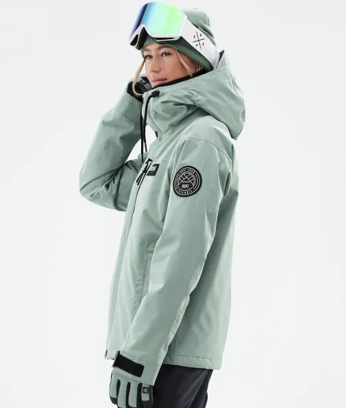 blizzard_w_full_zip_4-1.webp Snowboardjacken<Dope Snow Blizzard W Full Zip FadedGreen