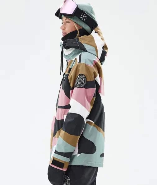 blizzard_w_full_zip_4-2.webp Snowboardjacken<Dope Snow Blizzard W Full Zip ShardsGoldMutedPink