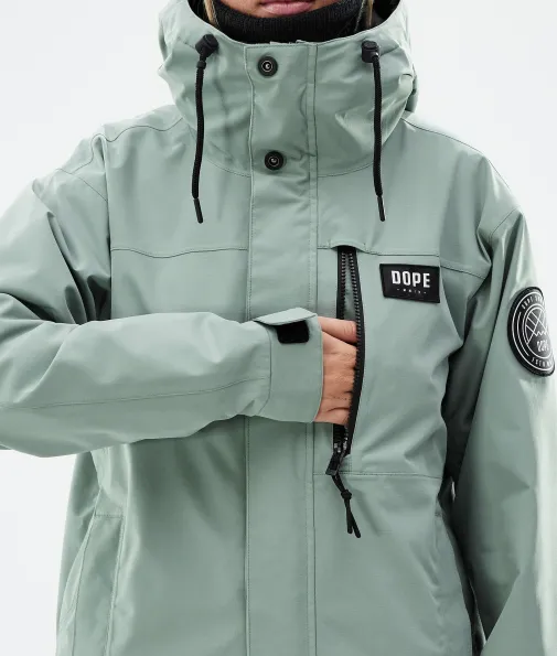 blizzard_w_full_zip_7-1.webp Snowboardjacken<Dope Snow Blizzard W Full Zip FadedGreen