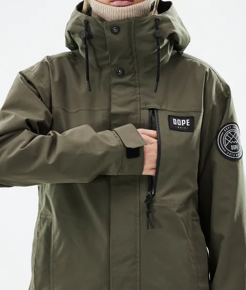 blizzard_w_full_zip_8-19.webp Skijacken<Dope Snow Blizzard W Full Zip OliveGreen