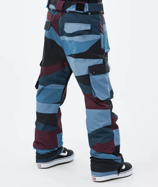 iconic_3-14.webp Snowboardhosen<Dope Snow Iconic ShardsBurgundyBlue