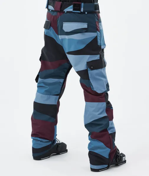iconic_3-41.webp Skihosen<Dope Snow Iconic ShardsBurgundyBlue