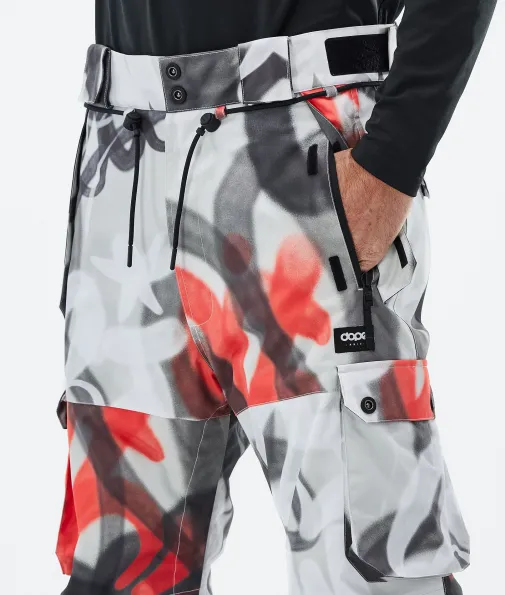 iconic_4-19.webp Snowboardhosen<Dope Snow Iconic SprayBlackRed
