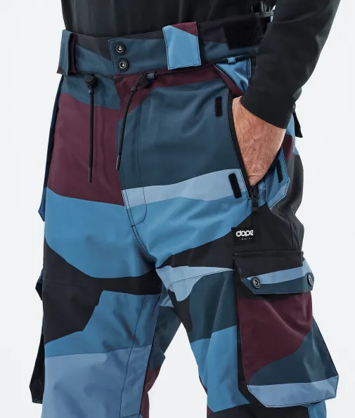 iconic_4-41.webp Skihosen<Dope Snow Iconic ShardsBurgundyBlue