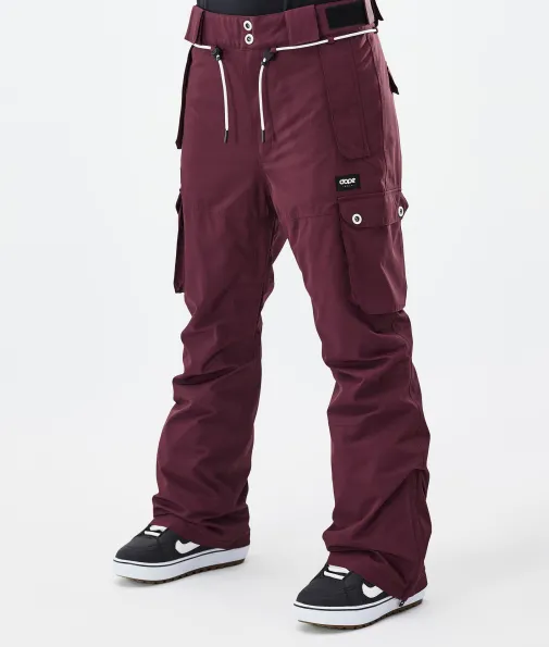 iconic_w_0-14.webp Snowboardhosen<Dope Snow Iconic W Burgundy