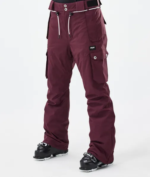 Skihosen<Dope Snow Iconic W Burgundy