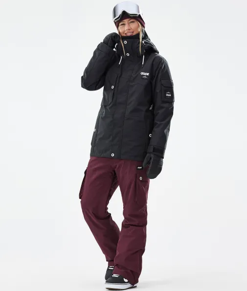 iconic_w_1-14.webp Snowboardhosen<Dope Snow Iconic W Burgundy