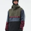 Skijacken<Dope Snow Legacy Track OIiveGreen/Burgundy/MetalBlue/Black