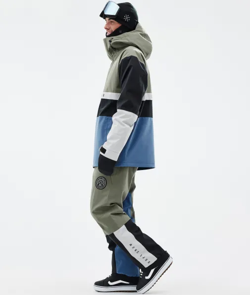 legacy_track_2.webp Snowboardjacken<Dope Snow Legacy Track Greenish/LightGrey/Black/BlueSteel
