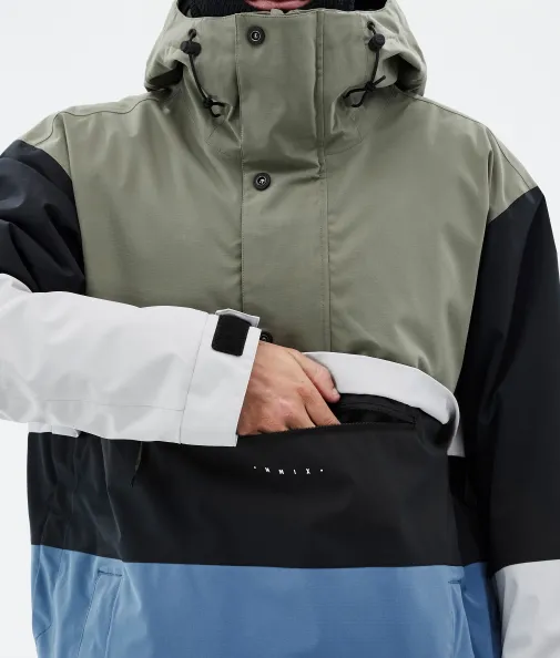 legacy_track_7.webp Snowboardjacken<Dope Snow Legacy Track Greenish/LightGrey/Black/BlueSteel