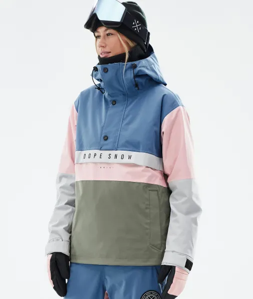 Skijacken<Dope Snow Legacy Track W BlueSteel/LightGrey/SoftPink/Greenish