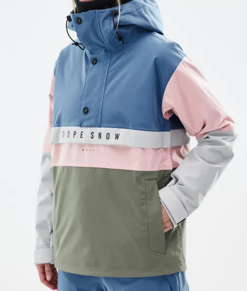 legacy_track_w_6-1.webp Snowboardjacken<Dope Snow Legacy Track W BlueSteel/LightGrey/SoftPink/Greenish