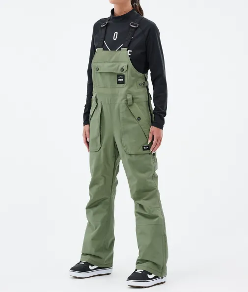 Snowboardhosen<Dope Snow Notorious B.I.B W MossGreen