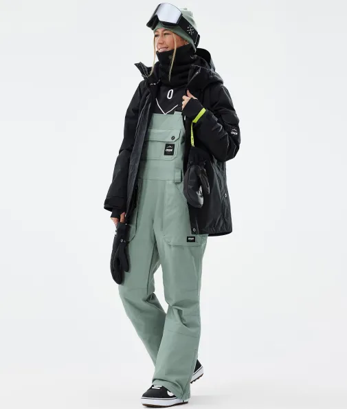 Snowboardhosen<Dope Snow Notorious B.I.B W FadedGreen