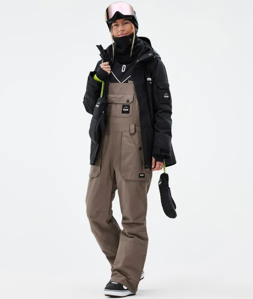 Snowboardhosen<Dope Snow Notorious B.I.B W Walnut