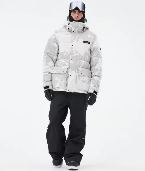 Snowboardjacken<Dope Snow Puffer Full Zip GreyCamo