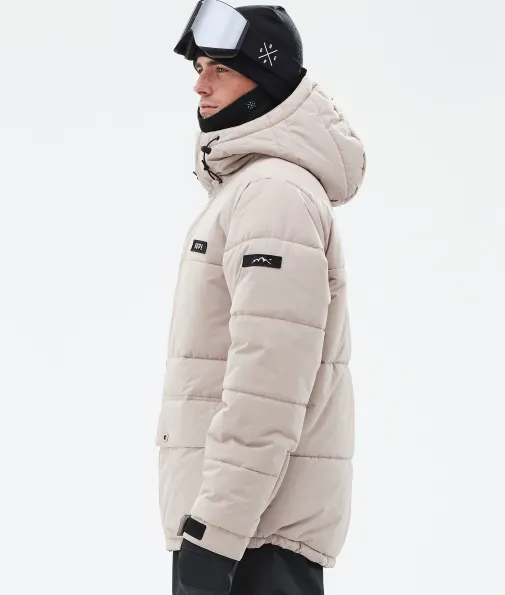 puffer_full_zip_4-3.webp Snowboardjacken<Dope Snow Puffer Full Zip Sand