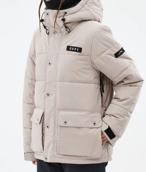 puffer_w_full_zip_6-4.webp Skijacken<Dope Snow Puffer W Full Zip Sand
