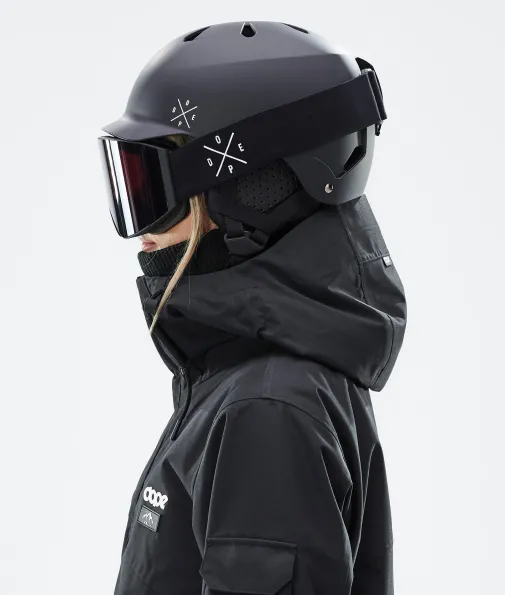 watts_classic_7.webp Skihelme | Skihelme<Dope Snow Watts Classic MatteBlackX-Up