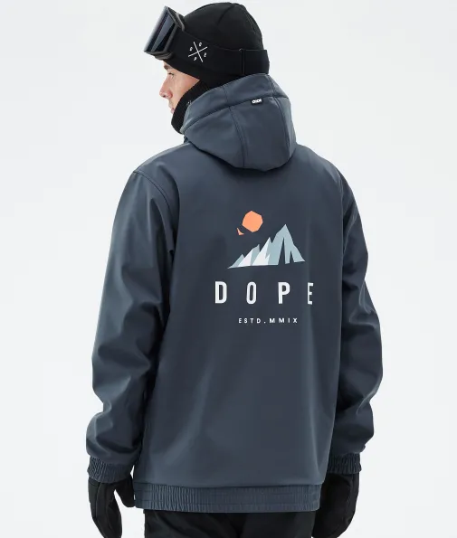 Snowboardjacken<Dope Snow Yeti MetalBlueIce