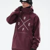 Snowboardjacken<Dope Snow Yeti Burgundy2X-Up