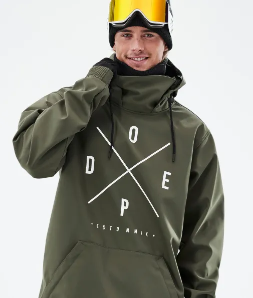 Snowboardjacken<Dope Snow Yeti OliveGreen2X-Up