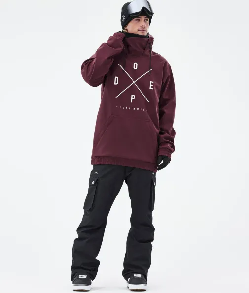 yeti_2-7.webp Snowboardjacken<Dope Snow Yeti Burgundy2X-Up